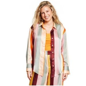 COPY - FENOEL x Target Striped Shirt M